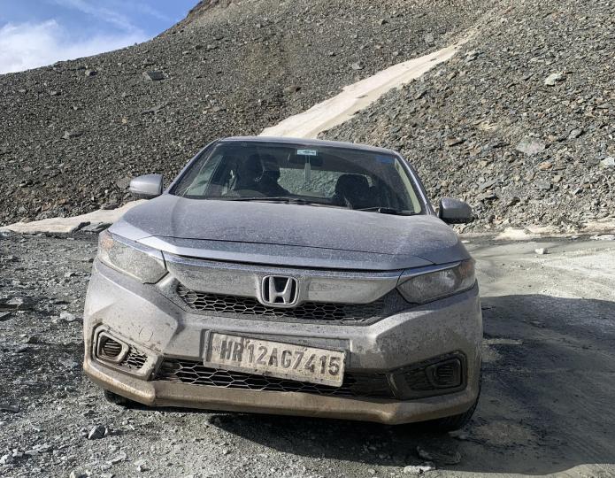 Spiti Valley in a Honda Amaze with 1.23 lakh km on the odometer 