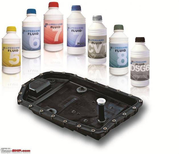 Modular oil change kits by ZF services 