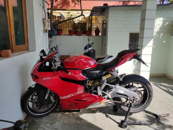 Living with a Ducati 899 Panigale Maintenance updates Team BHP