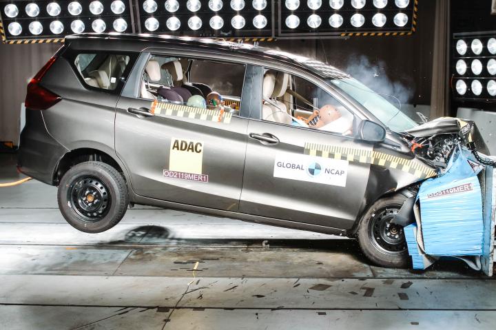 Africa-spec Suzuki Ertiga awarded 1 star by Global NCAP 