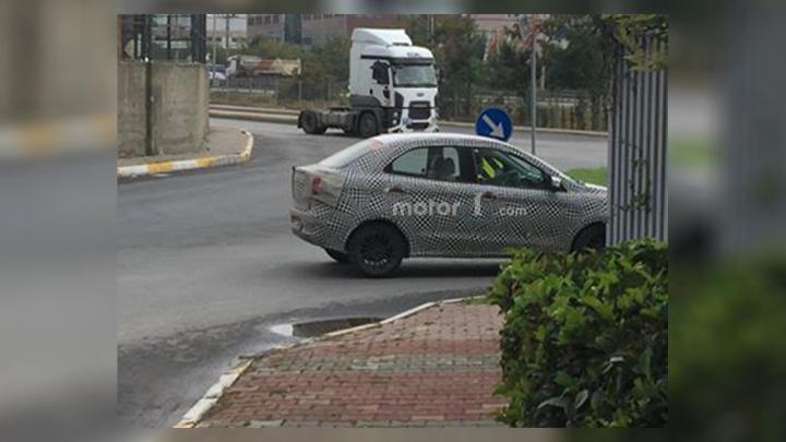 Turkey: Ford Aspire facelift spotted 