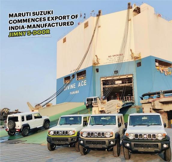 Maruti Suzuki begins export of made-in-India Jimny 5-door 