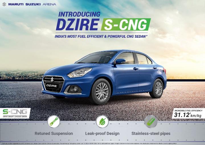 Maruti Suzuki Dzire S-CNG launched at Rs. 8.14 lakh 