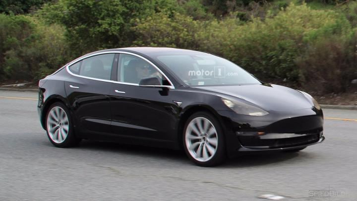 Production-ready Tesla Model 3 caught on camera 