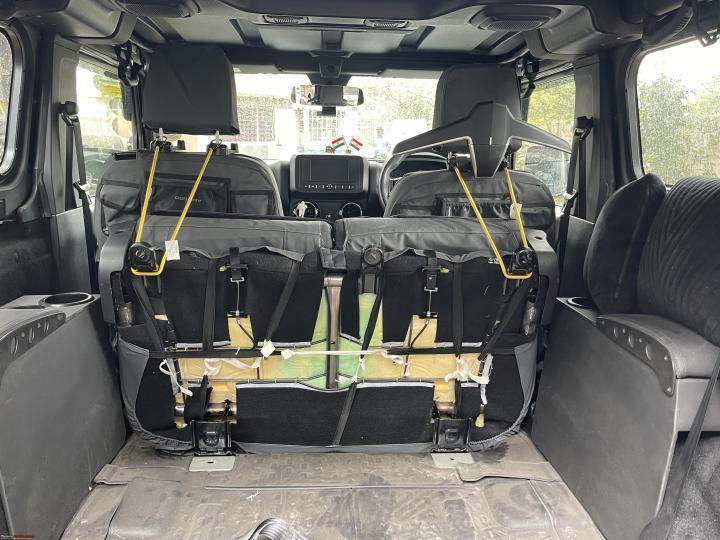 Fold and Tumble Rear Seat