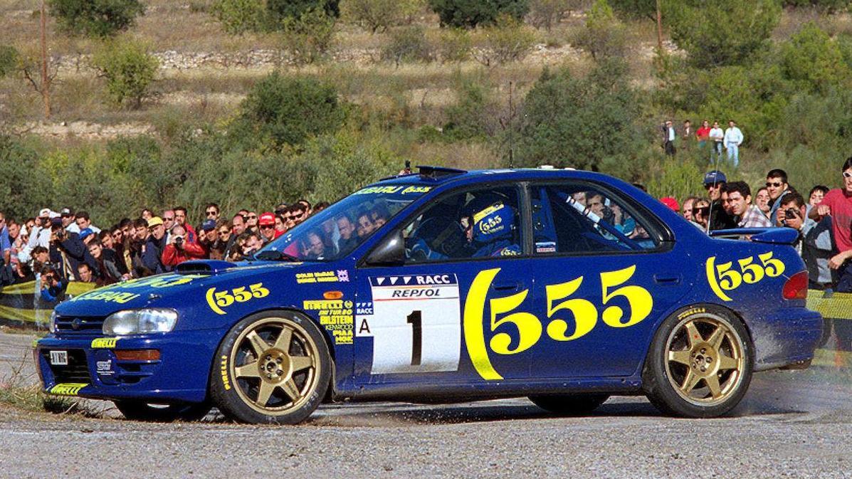 File:Colin McRae's 1995 World Championship winning Subaru Impreza