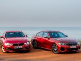 Two BMWs and a beach