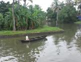 Kerala backwaters on a boat