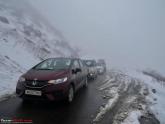 5 cars on the old Silk Route