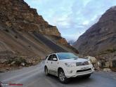 To Leh in a Fortuner