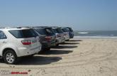 5 Fortuners & a Beach