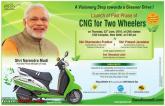  Govt wants CNG 2-wheelers