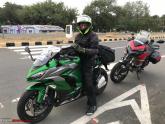 Ninja & Ducati on a long ride