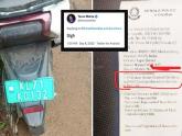 Ather rider fined for no PUC!