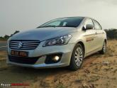 Flooded Rajasthan in a Ciaz AT