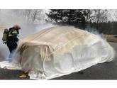 A Fire Blanket for electric cars?