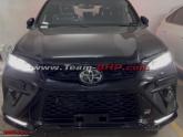 Toyota Fortuner GR Sport spotted