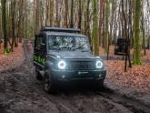 Offroading in a Gurkha-based EV