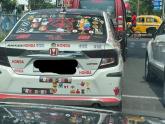 This Honda sure loves stickers