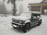 My Jimny's first real snow drive