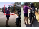 On the harassment of lady bikers