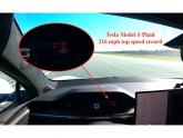 Tesla Model S hits 347 kmph!