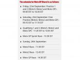 On the MotoGP race in India!