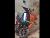 Ola S1 scooter catches fire