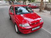 Hot Red Palio 1.6 in a Red X'Mas