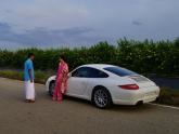 Me, my Porsche & a dhoti