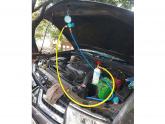 DIY: Gas top-up in car air-con