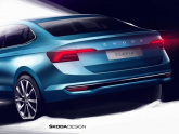 Skoda Slavia design sketches