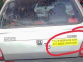 Chennai bans stickers on pvt cars