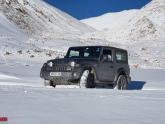 Ladakhi Winter in a Petrol Thar
