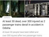 3 Trains collide in Odisha...