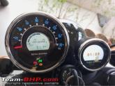On Royal Enfield meter consoles