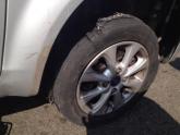 HC: Tyre burst not 