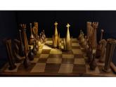 I built a wooden chess set...