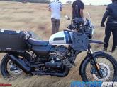 Yezdi Adventure Roadking spied