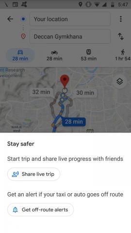 Google Maps to alert if cab drivers deviate from route | Team-BHP