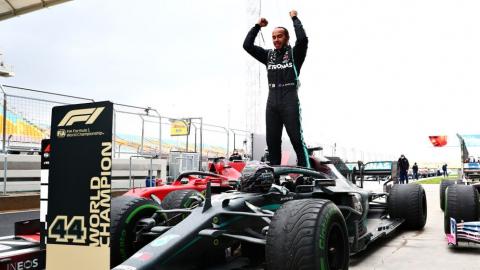 Lewis Hamilton wins his 7th Formula 1 world title Team-BHP